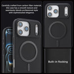 Kalebol Carbonfaser MagSafe Handyhülle, Für iPhone 17 Pro Max, Für iPhone 17 Pro, Für iPhone 17, Für iPhone Air, Für iPhone 16 Pro Max, Für iPhone 16 Pro, Für iPhone 16 Plus, Für iPhone 16