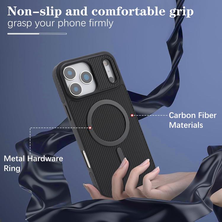 Kalebol Carbonfaser MagSafe Handyhülle, Für iPhone 17 Pro Max, Für iPhone 17 Pro, Für iPhone 17, Für iPhone Air, Für iPhone 16 Pro Max, Für iPhone 16 Pro, Für iPhone 16 Plus, Für iPhone 16