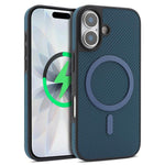 Kalebol Carbonfaser MagSafe Handyhülle, Für iPhone 17 Pro Max, Für iPhone 17 Pro, Für iPhone 17, Für iPhone Air, Für iPhone 16 Pro Max, Für iPhone 16 Pro, Für iPhone 16 Plus, Für iPhone 16