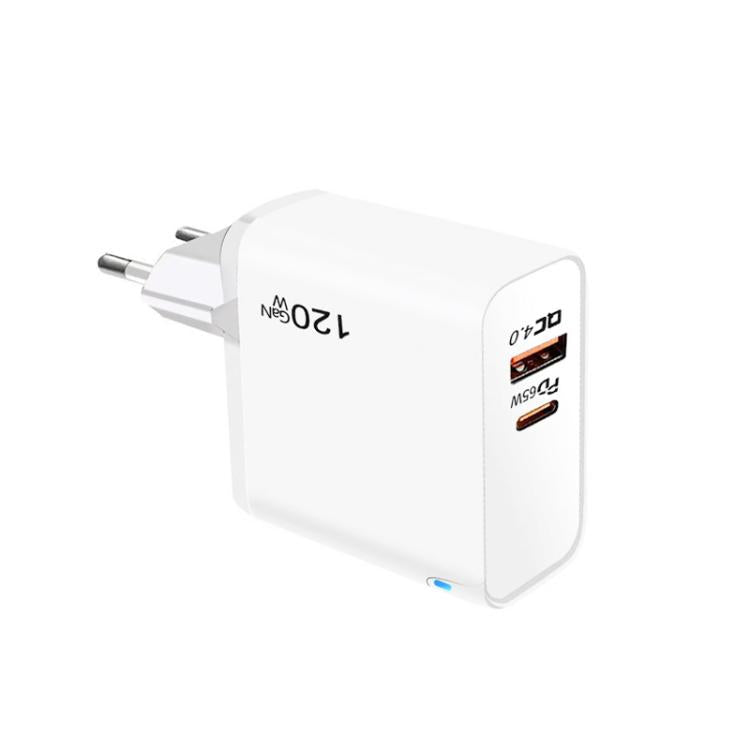 TE-PD65 GaN PD 65W + QC4.0 USB Voll kompatibles Protokoll Ladegerät, EU Stecker