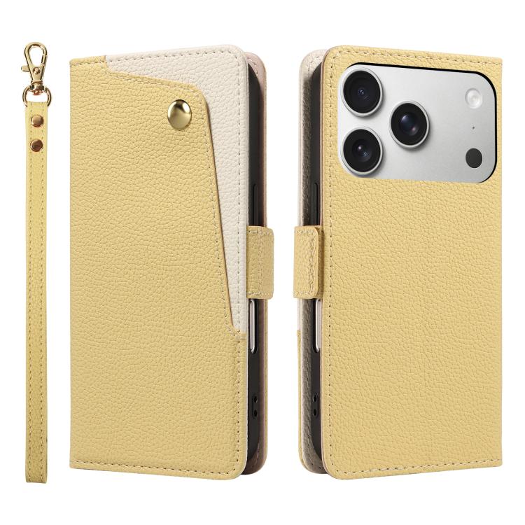 Litschi Struktur Brieftasche Spiegel Leder Handyhülle, Für iPhone 17 Pro Max, Für iPhone 17 Pro, Für iPhone 17, Für iPhone Air, Für iPhone 16 Pro Max, Für iPhone 16 Pro, Für iPhone 16 Plus, Für iPhone 16