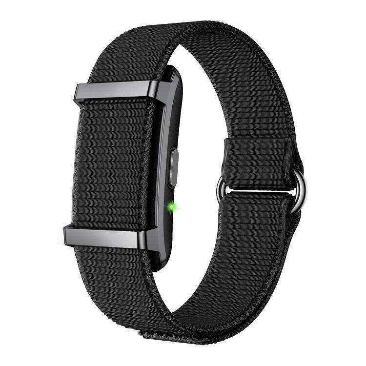 Y25 Smart-Armband ohne Bildschirm mit Bluetooth-Funktion, Nylonarmband, unterstützt Schlaf-/Herzfrequenzüberwachung und Aufzeichnung von Trainingsdaten