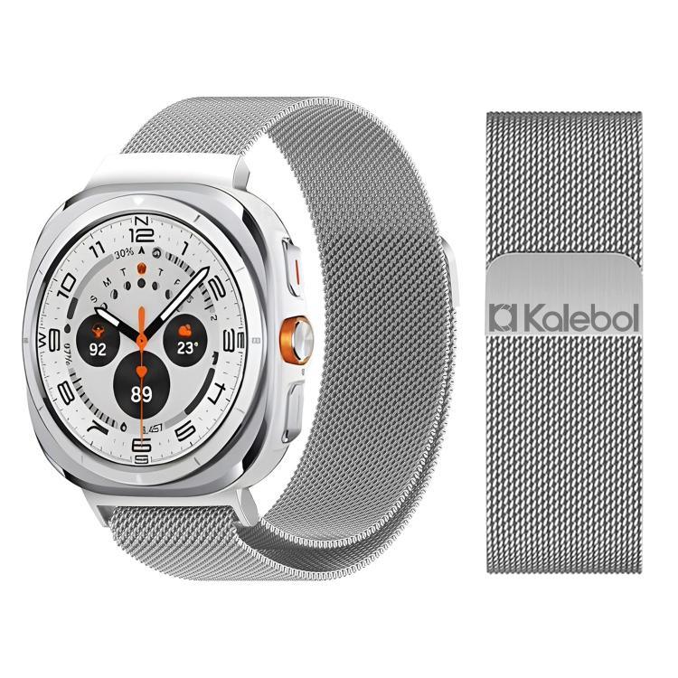 Kalebol Milan Magnetisches Edelstahl-Uhrenarmband, für Samsung Galaxy Watch Ultra 47 mm / Ultra 2025