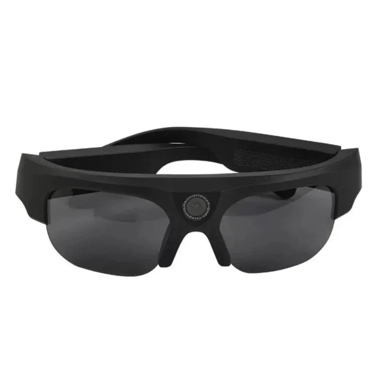 Multifunktionale Bluetooth-Sportbrille mit Videokamera, Fotorekorder und Smart-Funktion, inklusive 4-in-1-Kartenleser für 256 GB, 128 GB, 64 GB, 32 GB und 16 GB Speicherkarten.