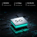 NR500 4000mAh Akku 5G CPE Router SIM-Kartensteckplatz Dual-Band WiFi 6 Gigabit Wireless Repeater, US-Stecker, EU-Stecker, UK-Stecker