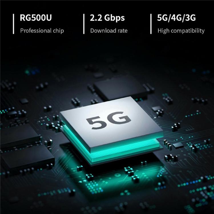 NR500 4000mAh Akku 5G CPE Router SIM-Kartensteckplatz Dual-Band WiFi 6 Gigabit Wireless Repeater, US-Stecker, EU-Stecker, UK-Stecker