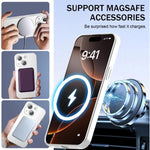 Ultradünne Metallic TPU MagSafe Handyhülle mit Linsenfolie, Für iPhone 14 Plus, Für iPhone 14, Für iPhone 14 Pro, Für iPhone 14 Pro Max, Für iPhone 13 Pro Max, Für iPhone 13 Pro, Für iPhone 13