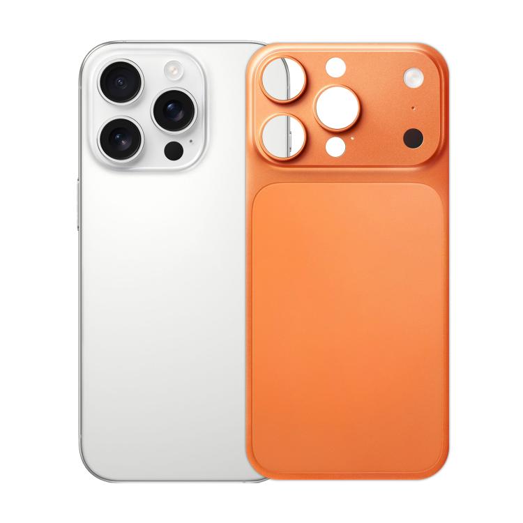 Kalebol Ultra-Thin Transformation into 17 Pro Max Frosted Aluminum Alloy Metal Back Cover, For iPhone 16 Pro Max, For iPhone 15 Pro Max, For iPhone 14 Pro Max, For iPhone 13 Pro Max