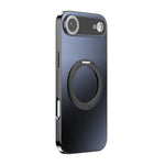 360 Degree Rotating Holder MagSafe Electroplated Phone Case with Lens Cover, For iPhone 17 Pro Max, For iPhone 17 Pro, For iPhone 17, For iPhone Air, For iPhone 16 Pro Max, For iPhone 16 Pro