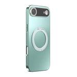 360 Degree Rotating Holder MagSafe Electroplated Phone Case with Lens Cover, For iPhone 17 Pro Max, For iPhone 17 Pro, For iPhone 17, For iPhone Air, For iPhone 16 Pro Max, For iPhone 16 Pro