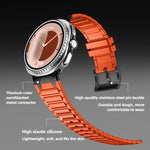 Silikonarmband mit I-förmiger Struktur, für Samsung Galaxy Watch8 / Watch8 Classic