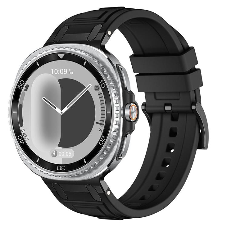 Dreischichtiges Panzer-Silikonarmband, für Samsung Galaxy Watch8 / Watch8 Classic