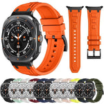 Dreilagiges, robustes Silikon-Armband für Samsung Galaxy Watch Ultra / Ultra 2025
