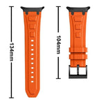 Dreilagiges, robustes Silikon-Armband für Samsung Galaxy Watch Ultra / Ultra 2025
