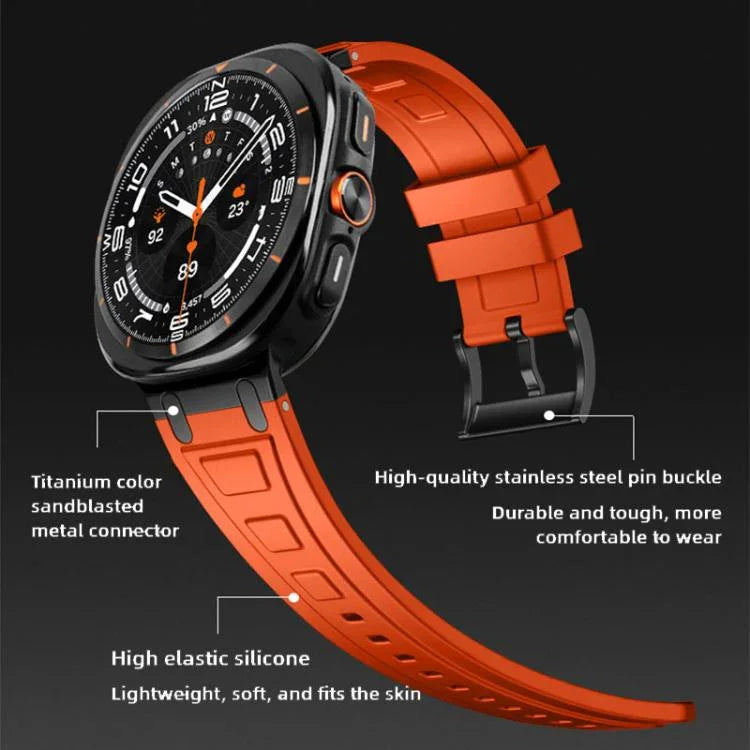 Dreilagiges, robustes Silikon-Armband für Samsung Galaxy Watch Ultra / Ultra 2025