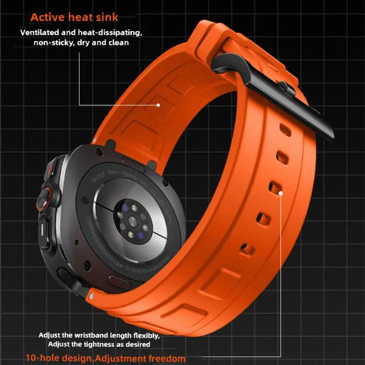 Dreilagiges, robustes Silikon-Armband für Samsung Galaxy Watch Ultra / Ultra 2025