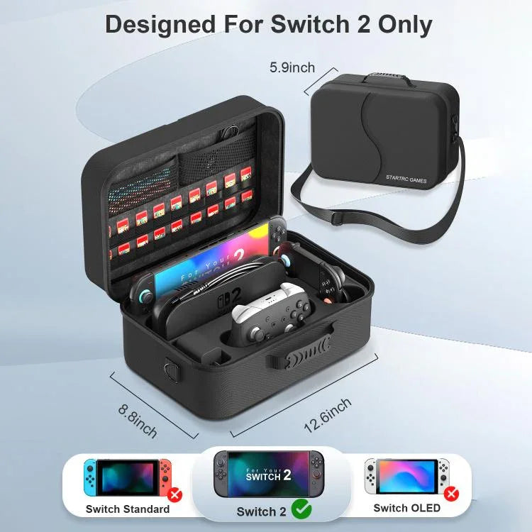 Game Controller Mehrzweck-Handheld-Hartschalen-Umhängetasche, für Nintendo Switch 2