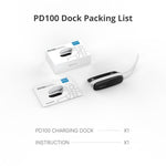 BOBOVR PD100 30W Schnelllade-Hub für BOBOVR B100 Akkupack Erweiterungs-Dockingstation mit integriertem Typ-C Kabel, PD100