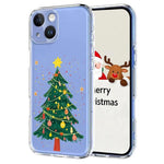 Weihnachtlich bedruckte TPU-Handyhülle, Für iPhone 15