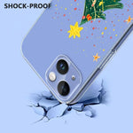 Weihnachtlich bedruckte TPU-Handyhülle, Für iPhone 15