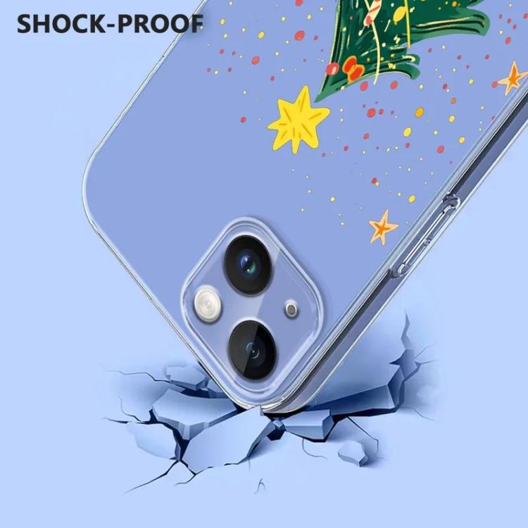 Weihnachtlich bedruckte TPU-Handyhülle, Für iPhone 15