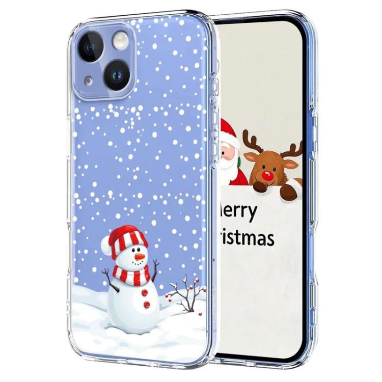 Weihnachtlich bedruckte TPU-Handyhülle, Für iPhone 15