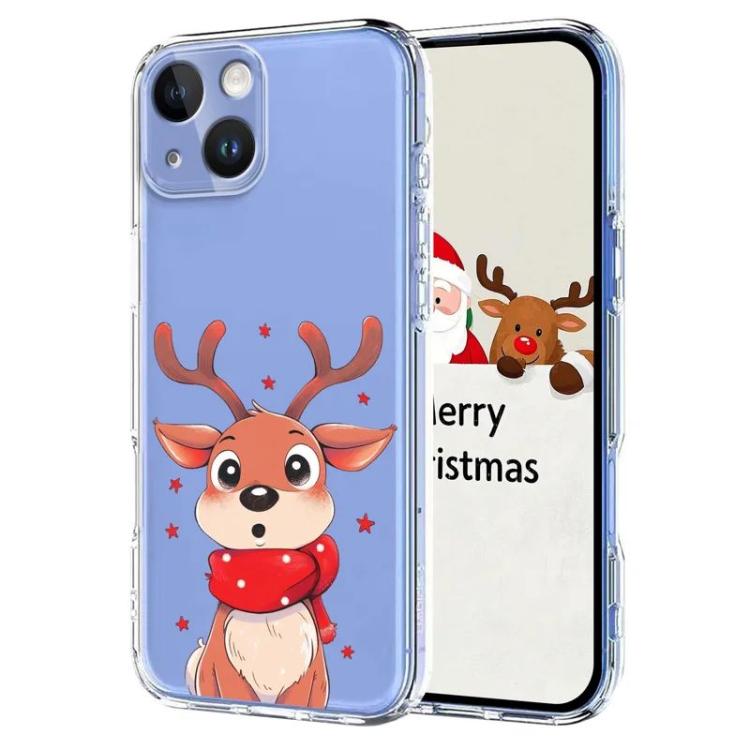 Weihnachtlich bedruckte TPU-Handyhülle, Für iPhone 15