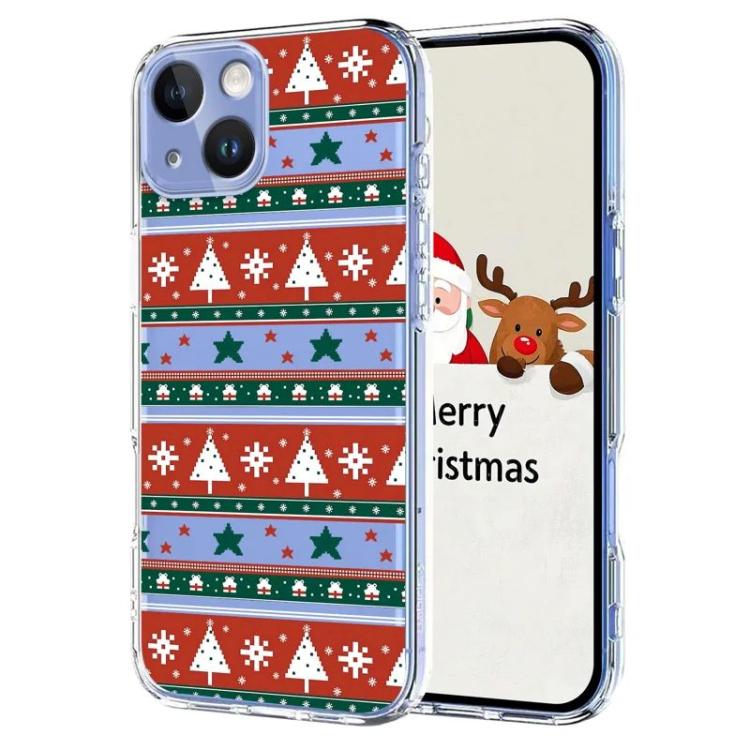 Weihnachtlich bedruckte TPU-Handyhülle, Für iPhone 15