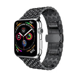 Armband aus massivem Edelstahl mit Drachenmuster für Apple Watch Series 3, 2 und 1 (38 mm)