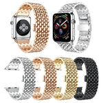 Armband aus massivem Edelstahl mit Drachenmuster für Apple Watch Series 3, 2 und 1 (38 mm)