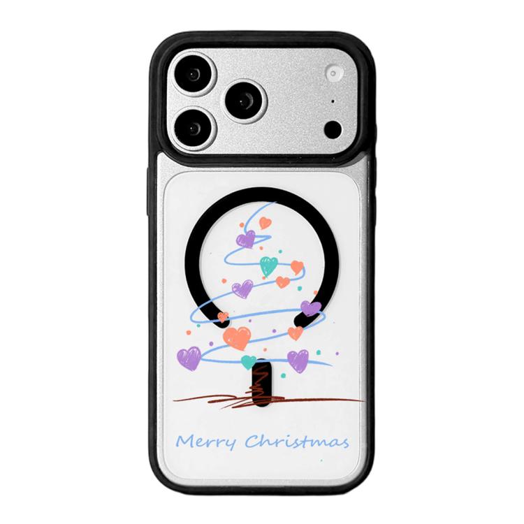 Weihnachtsserie Starke Magnetische Schwarz Lackierte Rand-Handyhülle, Für iPhone 17 Pro Max, Für iPhone 17 Pro, Für iPhone 17