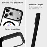 Weihnachtsserie Starke Magnetische Schwarz Lackierte Rand-Handyhülle, Für iPhone 17 Pro Max, Für iPhone 17 Pro, Für iPhone 17