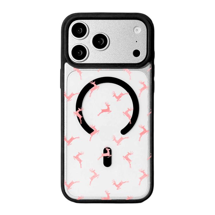 Weihnachtsserie Starke Magnetische Schwarz Lackierte Rand-Handyhülle, Für iPhone 17 Pro Max, Für iPhone 17 Pro, Für iPhone 17