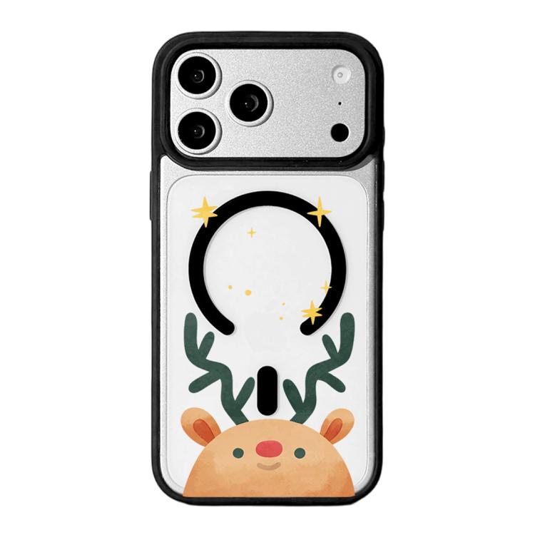 Weihnachtsserie Starke Magnetische Schwarz Lackierte Rand-Handyhülle, Für iPhone 17 Pro Max, Für iPhone 17 Pro, Für iPhone 17