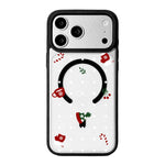 Weihnachtsserie Starke Magnetische Schwarz Lackierte Rand-Handyhülle, Für iPhone 17 Pro Max, Für iPhone 17 Pro, Für iPhone 17