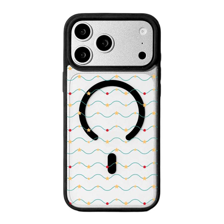Weihnachtsserie Starke Magnetische Schwarz Lackierte Rand-Handyhülle, Für iPhone 17 Pro Max, Für iPhone 17 Pro, Für iPhone 17