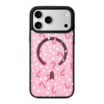 Weihnachtsserie Starke Magnetische Schwarz Lackierte Rand-Handyhülle, Für iPhone 17 Pro Max, Für iPhone 17 Pro, Für iPhone 17