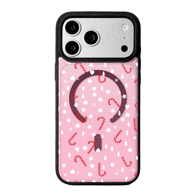 Weihnachtsserie Starke Magnetische Schwarz Lackierte Rand-Handyhülle, Für iPhone 17 Pro Max, Für iPhone 17 Pro, Für iPhone 17