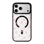 Weihnachtsserie Starke Magnetische Schwarz Lackierte Rand-Handyhülle, Für iPhone 17 Pro Max, Für iPhone 17 Pro, Für iPhone 17