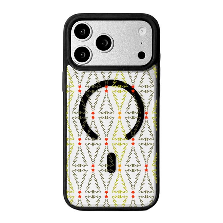 Weihnachtsserie Starke Magnetische Schwarz Lackierte Rand-Handyhülle, Für iPhone 17 Pro Max, Für iPhone 17 Pro, Für iPhone 17