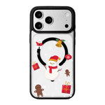 Weihnachtsserie Starke Magnetische Schwarz Lackierte Rand-Handyhülle, Für iPhone 17 Pro Max, Für iPhone 17 Pro, Für iPhone 17