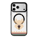 Weihnachtsserie Starke Magnetische Schwarz Lackierte Rand-Handyhülle, Für iPhone 17 Pro Max, Für iPhone 17 Pro, Für iPhone 17