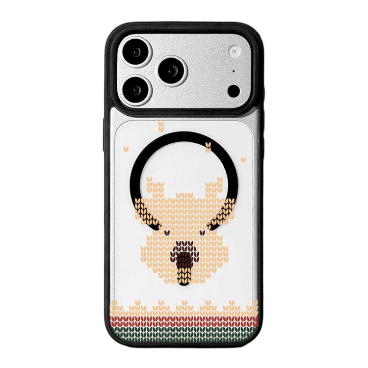 Weihnachtsserie Starke Magnetische Schwarz Lackierte Rand-Handyhülle, Für iPhone 17 Pro Max, Für iPhone 17 Pro, Für iPhone 17