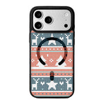 Weihnachtsserie Starke Magnetische Schwarz Lackierte Rand-Handyhülle, Für iPhone 17 Pro Max, Für iPhone 17 Pro, Für iPhone 17