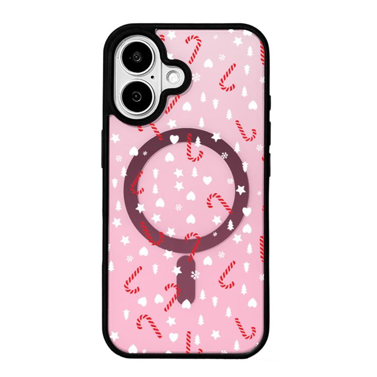 Weihnachtsserie Starke Magnetische Schwarz Lackierte Rand-Handyhülle, Für iPhone 17 Pro Max, Für iPhone 17 Pro, Für iPhone 17