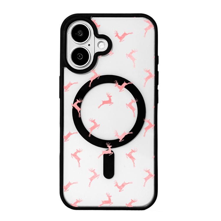 Weihnachtsserie Starke Magnetische Schwarz Lackierte Rand-Handyhülle, Für iPhone 17 Pro Max, Für iPhone 17 Pro, Für iPhone 17