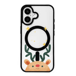 Weihnachtsserie Starke Magnetische Schwarz Lackierte Rand-Handyhülle, Für iPhone 17 Pro Max, Für iPhone 17 Pro, Für iPhone 17