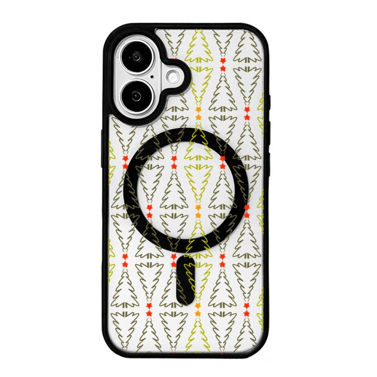 Weihnachtsserie Starke Magnetische Schwarz Lackierte Rand-Handyhülle, Für iPhone 17 Pro Max, Für iPhone 17 Pro, Für iPhone 17