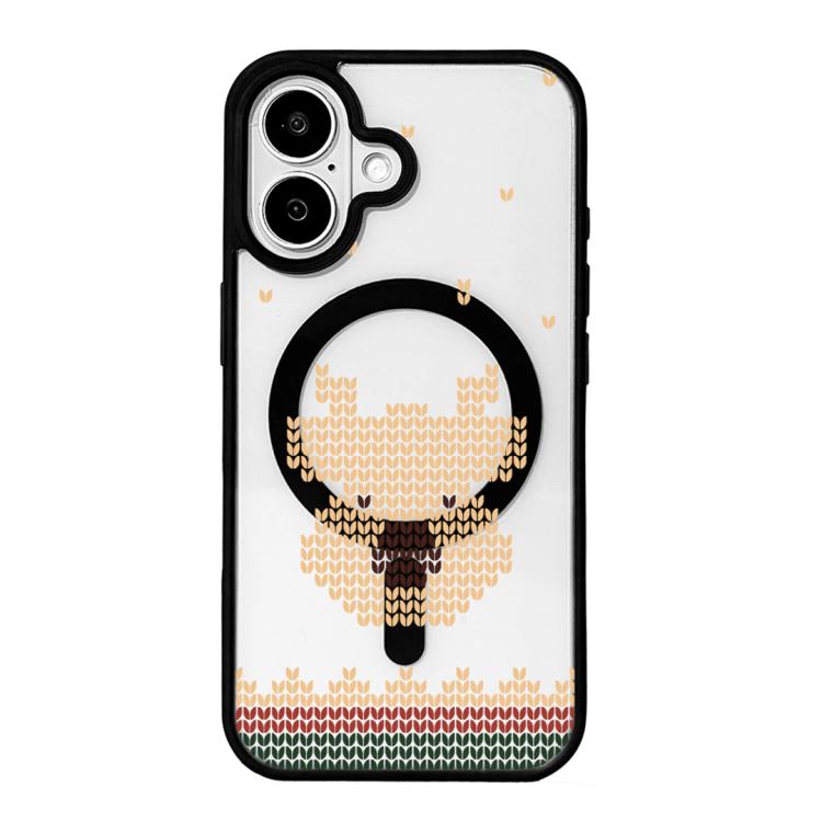 Weihnachtsserie Starke Magnetische Schwarz Lackierte Rand-Handyhülle, Für iPhone 17 Pro Max, Für iPhone 17 Pro, Für iPhone 17