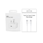 A3365 PD40W USB-C / Typ-C Ladegerät mit Typ-C auf Typ-C Datenkabel, UK Stecker, UK Stecker + 1m Typ-C Kabel, UK Stecker + 2m Typ-C Kabel